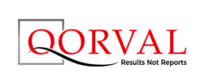 Qorval logo, Results Not Reports